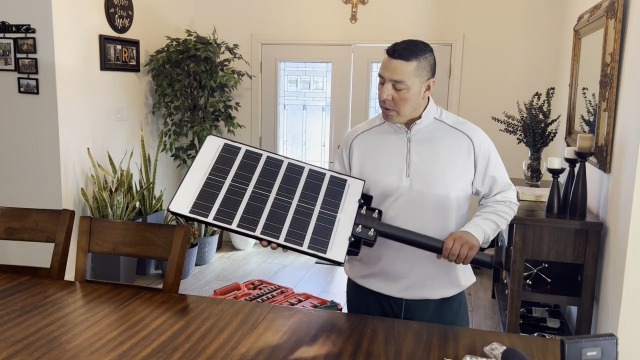 Vzyhik 1-Pack Solar Street Light - 9000W Street Lights Outdoor